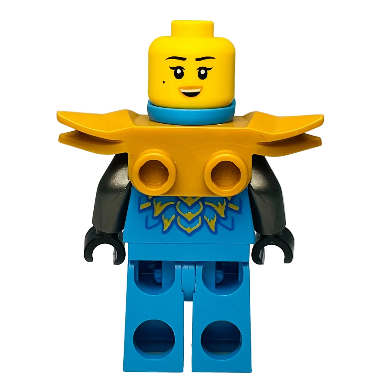 Nya - Dragons Rising, Wide Pearl Gold Shoulder Armor, njo1036 - LEGO® Ninjago Minifigure