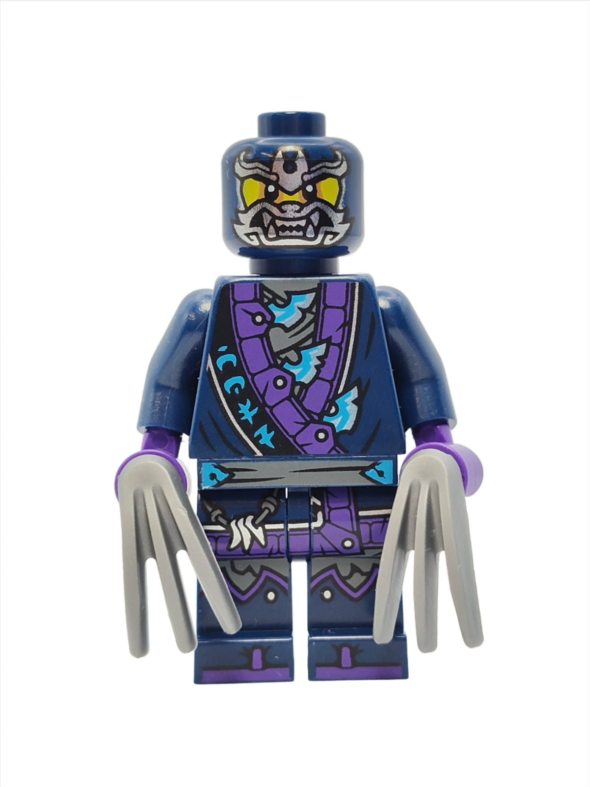 Wolf Mask Warrior - Dark Blue and Dark Azure Mask, njo0857 - LEGO® Ninjago Minifigure