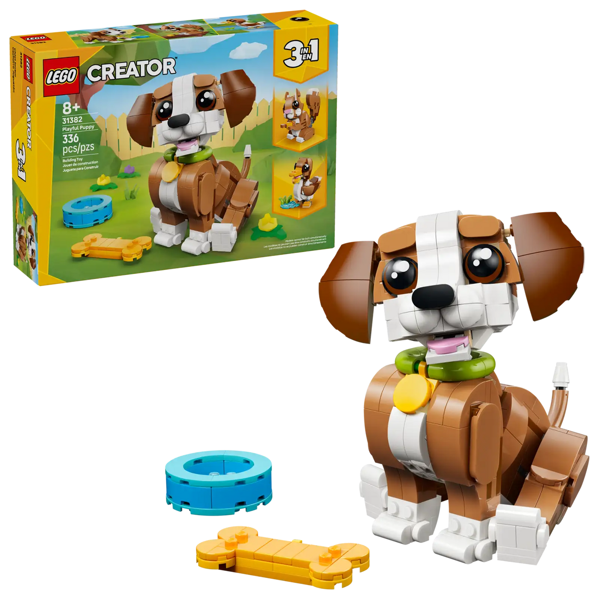 LEGO Creator Cute Animals: Playful Puppy Dog 3in1 Set (31382)