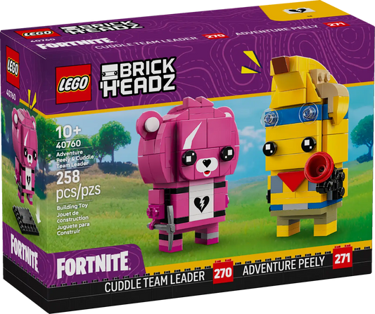 LEGO Fornite Adventure Peely & Cuddle Team Leader BrickHeadz GWP Set (40760)