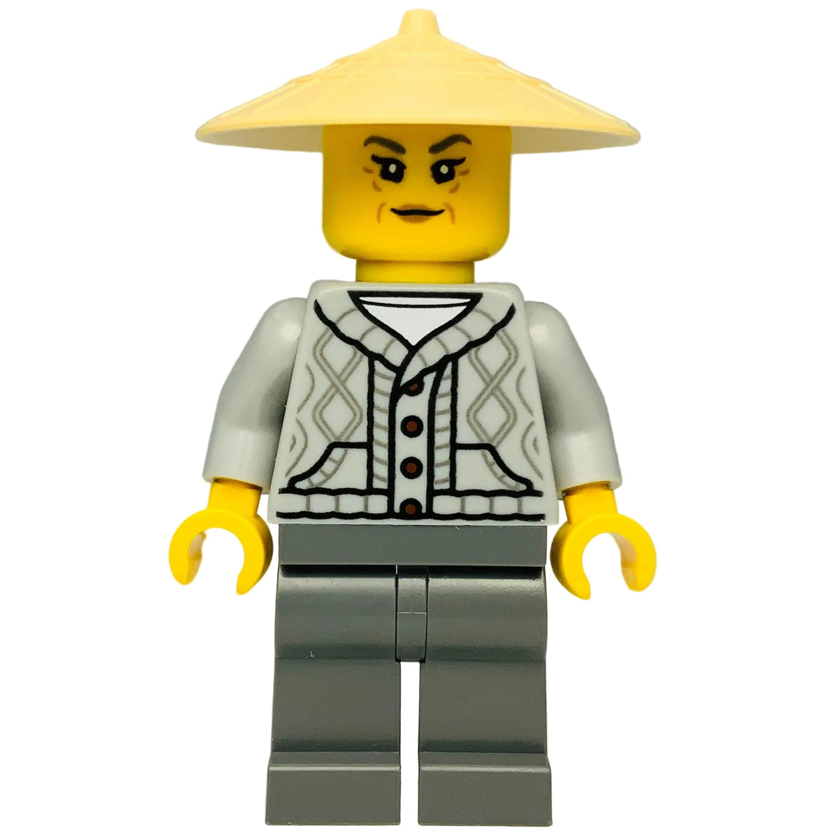 Mystake - Light Bluish Gray Sweater, njo1012 - LEGO® Ninjago Minifigure