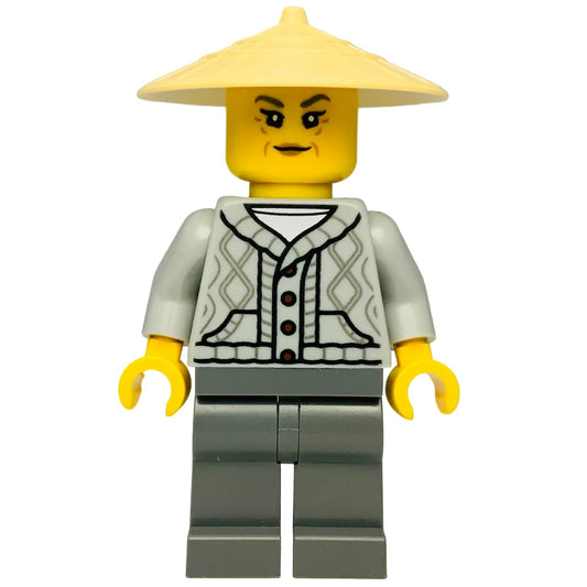 Mystake - Light Bluish Gray Sweater, njo1012 - LEGO® Ninjago Minifigure