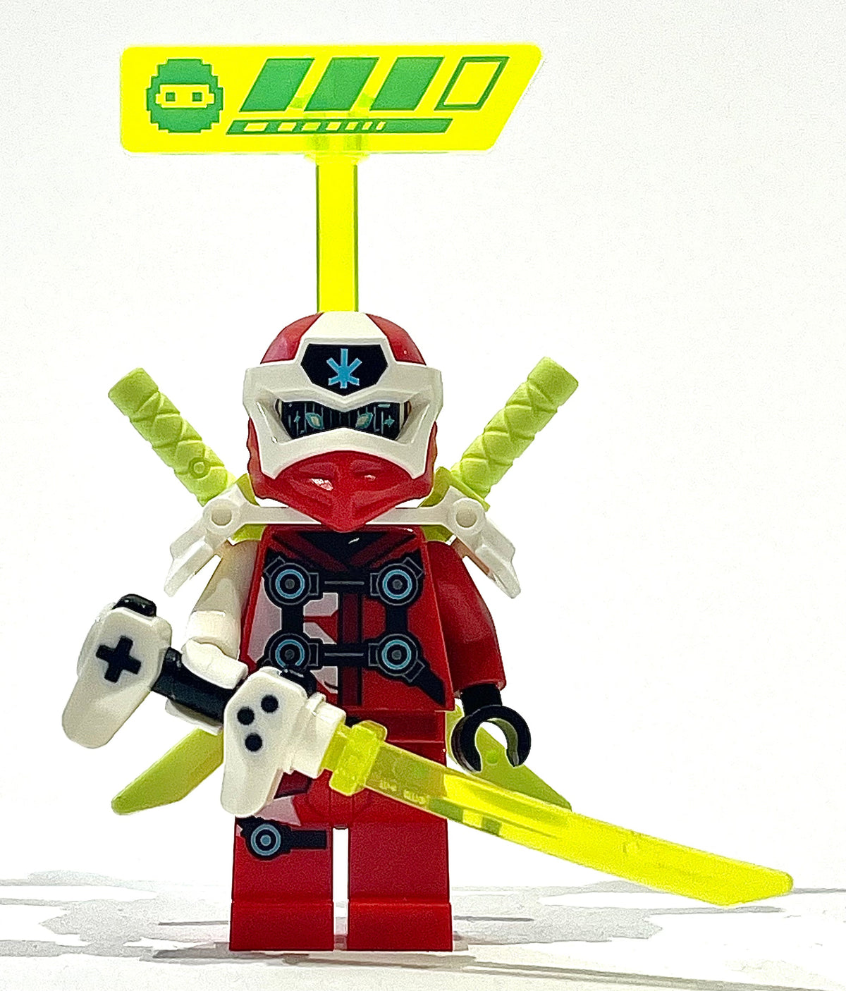 Kai - Digi Kai, Shoulder Armor with Scabbard, njo0568 - LEGO® Ninjago Minifigure