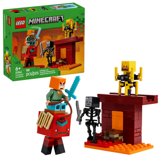 LEGO Minecraft The Nether Lava Battle (21266)