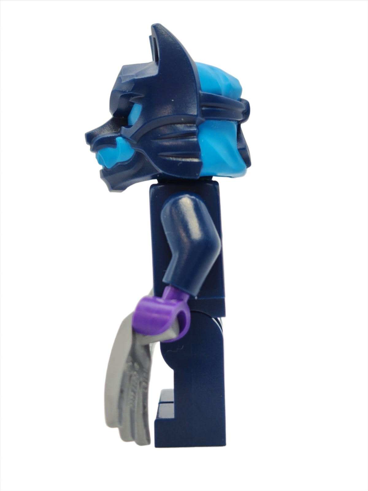 Wolf Mask Warrior - Dark Blue and Dark Azure Mask, njo0857 - LEGO® Ninjago Minifigure