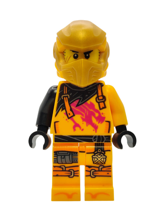 Arin - Shirt with Magenta Dragon and Head Wrap, njo0921 - LEGO® Ninjago Minifigure
