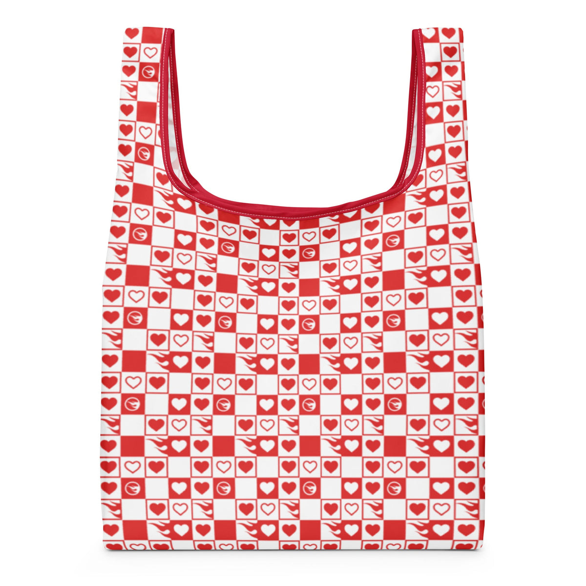 Hot Wheels Checkered Hearts Multi Tote