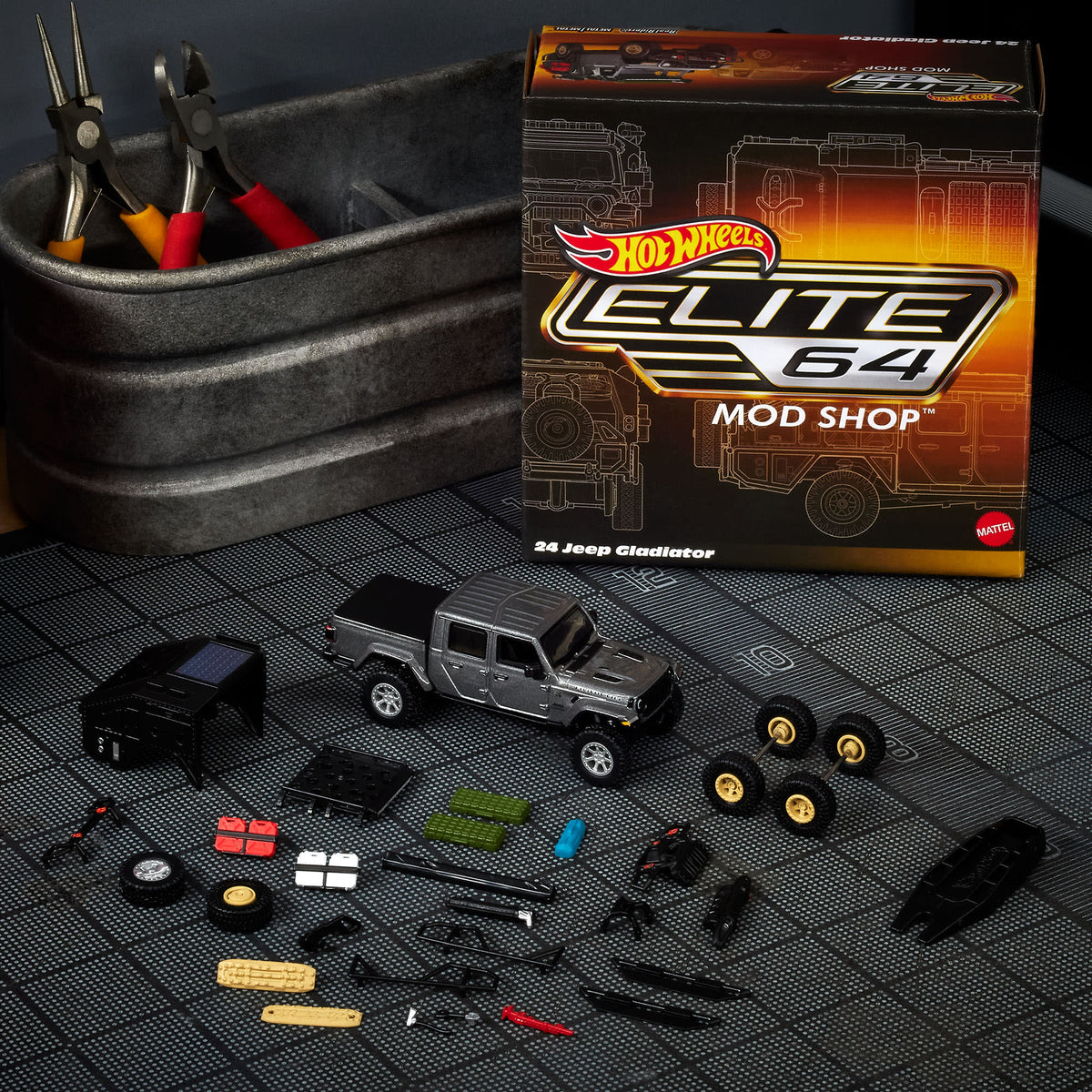 Hot Wheels Elite 64 Mod Shop ’24 Jeep Gladiator