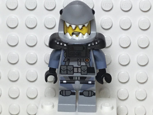Shark Army Great White, Scuba Suit, Air Tanks, njo0361
