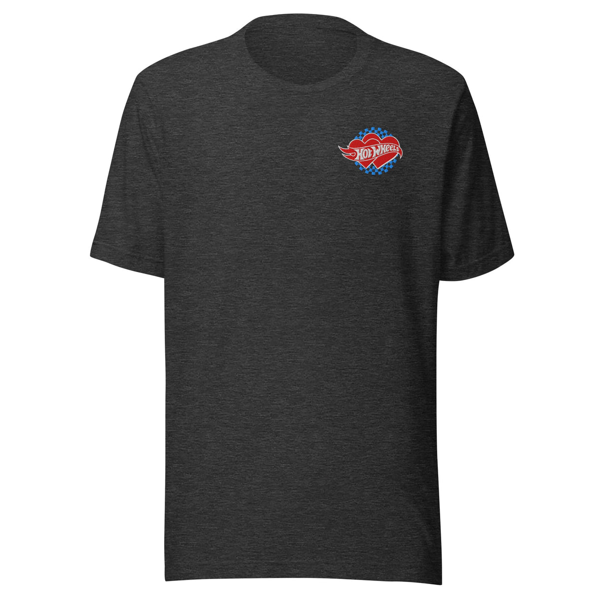 Hot Wheels Embroidered Checkered Hearts T-Shirt